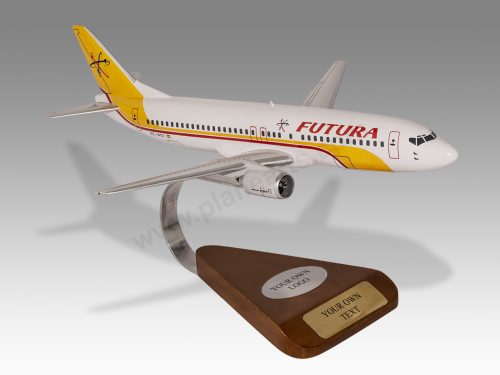 Boeing 737-400 Futura Wood Handcrafted Replica Display Model