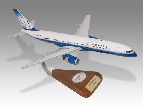 Boeing 757-200 United Airlines Wood Handcrafted Replica Display Model