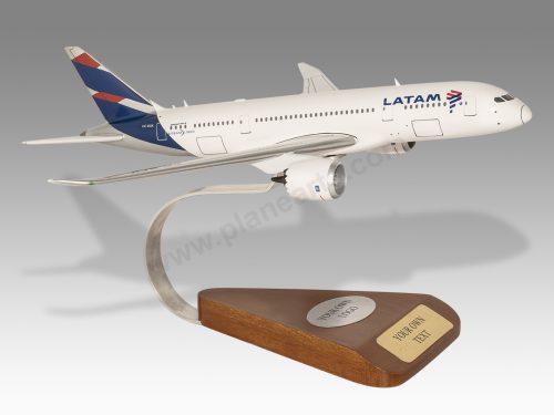 Boeing 787-8 LATAM Airlines Wood Handcrafted Replica Display Model