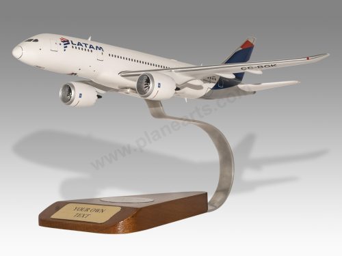 Boeing 787-8 LATAM Airlines Wood Handcrafted Replica Display Model