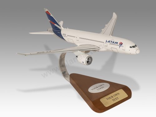 Boeing 787-8 LATAM Airlines Wood Handcrafted Replica Display Model