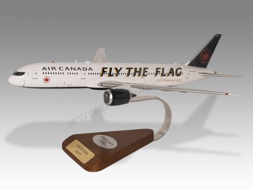 Boeing 787-9 Dreamliner Air Canada Wood Handcrafted Replica Display Model