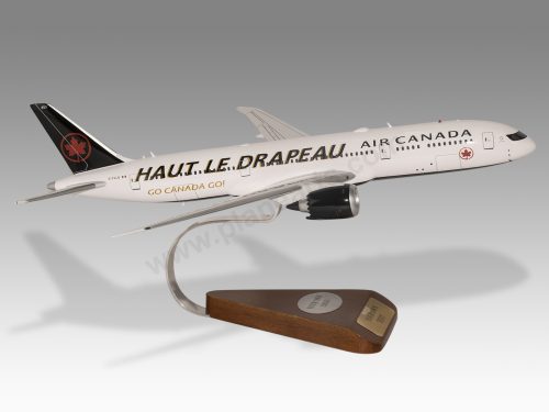 Boeing 787-9 Dreamliner Air Canada Wood Handcrafted Replica Display Model