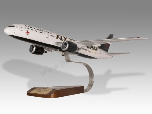 Boeing 787-9 Dreamliner Air Canada Wood Handcrafted Replica Display Model