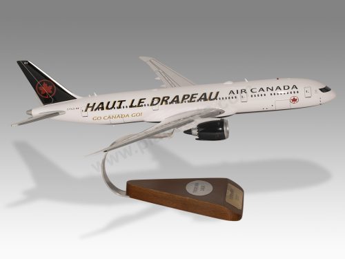 Boeing 787-9 Dreamliner Air Canada Wood Handcrafted Replica Display Model