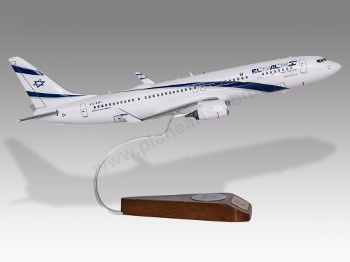 Boeing 737-900 El Al Wood Handcrafted Replica Display Model