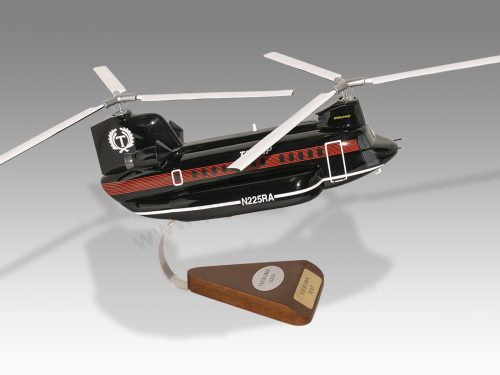 Boeing Vertol 234 Donald Trump Wood Handcrafted Replica Display Model