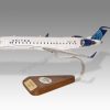 Bombardier CRJ-550 United Express Wood Handcrafted Replica Display Model