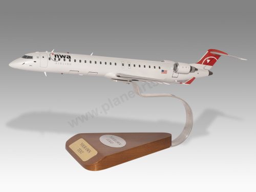 Bombardier CRJ-900 Northwest Wood Handcrafted Replica Display Model