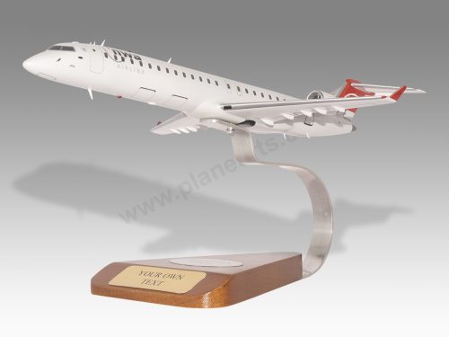 Bombardier CRJ-900 Northwest Wood Handcrafted Replica Display Model