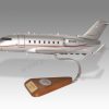 Bombardier Challenger 605 Vistajet Wood Handcrafted Replica Display Model