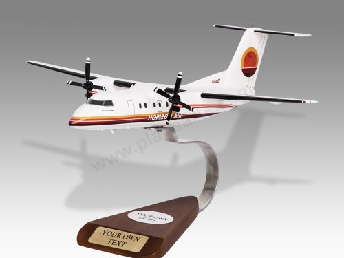 Bombardier Dash-8 200 Horizon Air Wood Handcrafted Replica Display Model