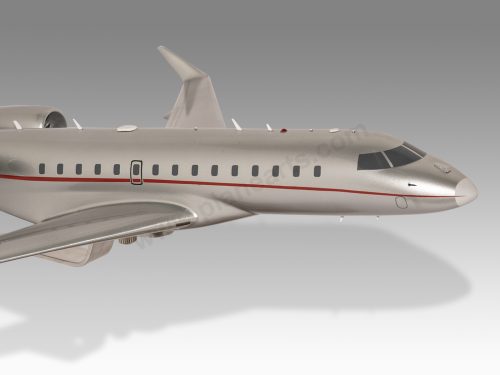 Bombardier Global Express 6000 VistaJet Wood Handcrafted Replica Display Model