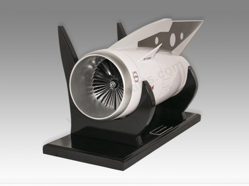 CFM International CFM56-7 Jet Engine Wood Handcrafted Replica Display Model