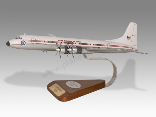 Canadair CC-106 CL-44 Canadian Air Force Wood Handcrafted Replica Display Model