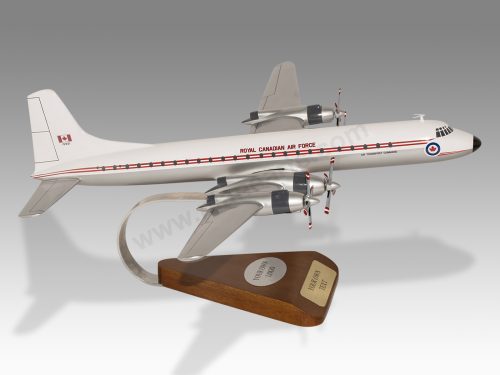 Canadair CC-106 CL-44 Canadian Air Force Wood Handcrafted Replica Display Model