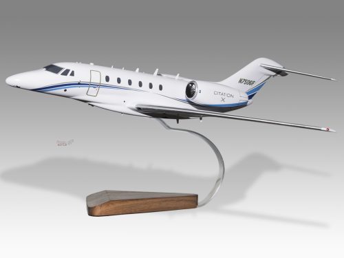 Cessna 750 Citation X Wood Handcrafted Replica Display Model