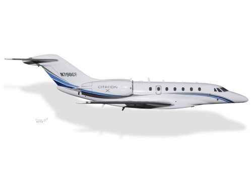 Cessna 750 Citation X Wood Handcrafted Replica Display Model