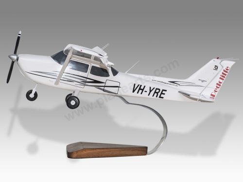 Cessna C172S Redcliffe Aero Club Wood Handcrafted Replica Display Model