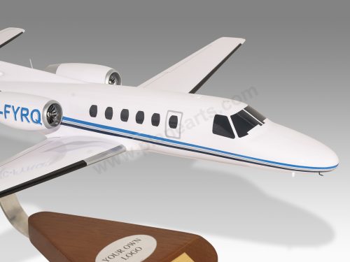 Cessna Citation II Wood Handcrafted Replica Display Model