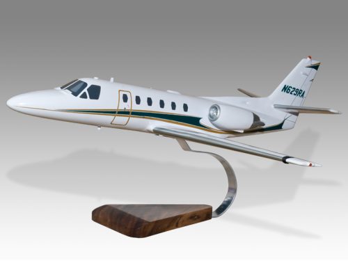 Cessna 550 Citation II Wood Handcrafted Replica Display Model