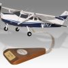 Cessna T206H Turbo Stationair Wood Handcrafted Replica Display Model