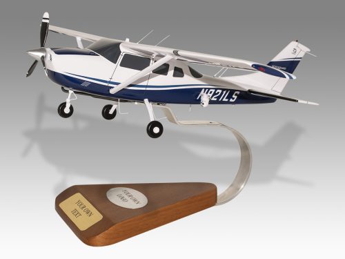 Cessna T206H Turbo Stationair Wood Handcrafted Replica Display Model