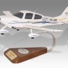 Cirrus SR20 Golden Eagle Air Wood Handcrafted Replica Display Model