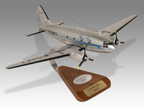 Curtiss C-46 Aigle Azur Delta Wood Handcrafted Replica Display Model