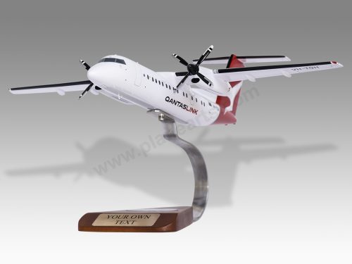 De Havilland DHC-8-300 Dash Qantas Wood Handcrafted Replica Display Model