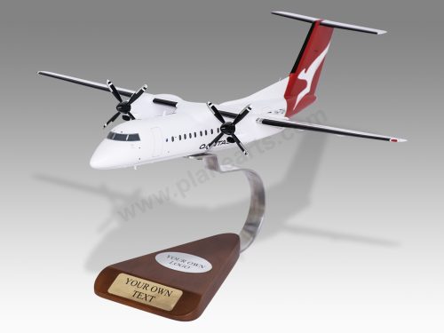 De Havilland DHC-8-300 Dash Qantas Wood Handcrafted Replica Display Model