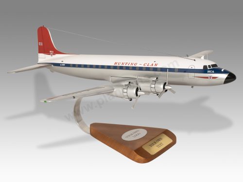 Douglas DC-6 Hunting Clan Wood Handcrafted Replica Display Model