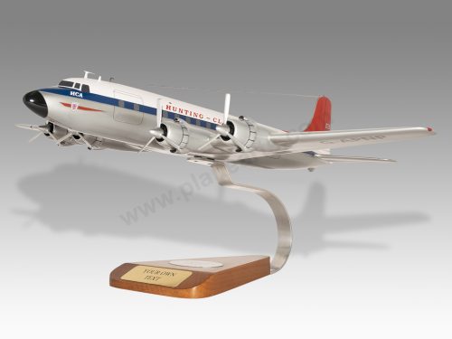 Douglas DC-6 Hunting Clan Wood Handcrafted Replica Display Model