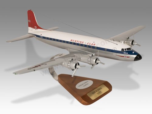 Douglas DC-6 Hunting Clan Wood Handcrafted Replica Display Model