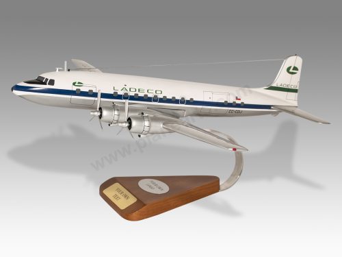 Douglas DC-6 LADECO Wood Handcrafted Replica Display Model