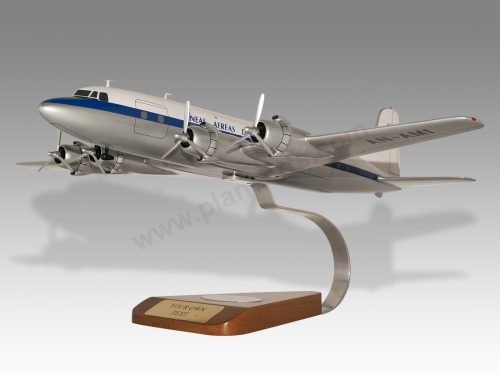 Douglas DC-6 Lanica Wood Handcrafted Replica Display Model