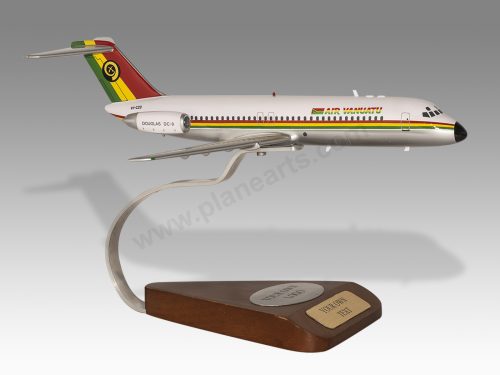 Douglas DC-9-31 Air Vanuatu Wood Handcrafted Replica Display Model