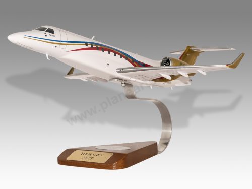 Embraer ERJ-135 Legacy 650 Wood Handcrafted Replica Display Model