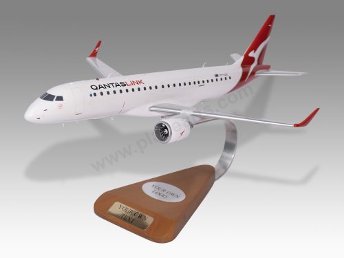 Embraer ERJ-190 AR QantasLink Wood Handcrafted Replica Display Model