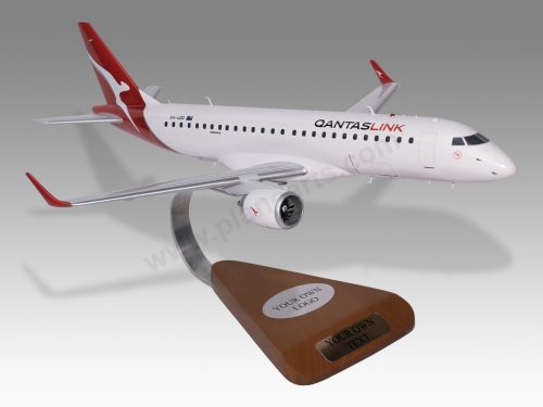 Embraer ERJ-190 AR QantasLink Wood Handcrafted Replica Display Model