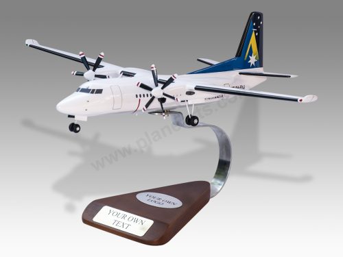 Fokker 50 Ansett Australia Wood Handcrafted Replica Display Model