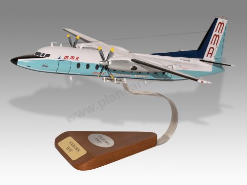 Fokker F.27-2101 Friendship MMA Jetstream Service Wood Handcrafted Replica Display Model