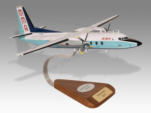 Fokker F.27-2101 Friendship MMA Jetstream Service Wood Handcrafted Replica Display Model