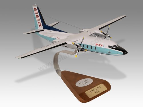 Fokker F.27-2101 Friendship MMA Jetstream Service Wood Handcrafted Replica Display Model