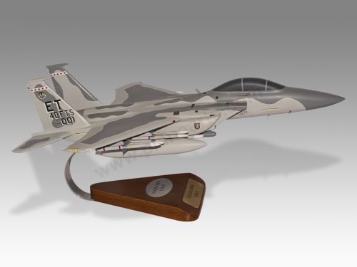 General Electric F-15EX USAF Wood Handcrafted Replica Display Model