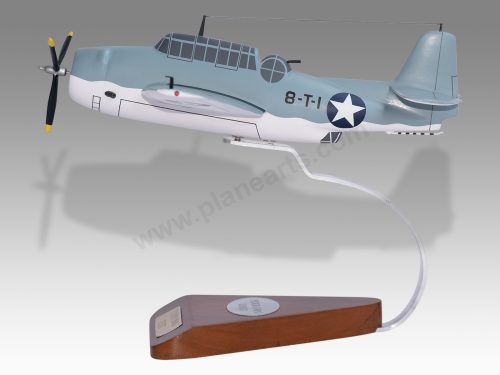 Grumman TBF-1 Avenger USAF Wood Handcrafted Replica Display Model