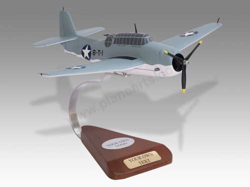 Grumman TBF-1 Avenger USAF Wood Handcrafted Replica Display Model