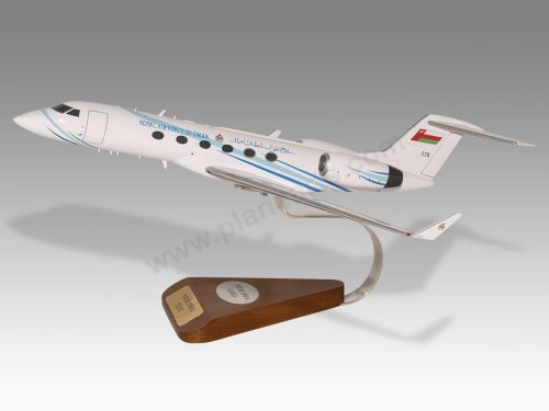 Gulfstream G-IV Oman Air Force Wood Handcrafted Replica Display Model