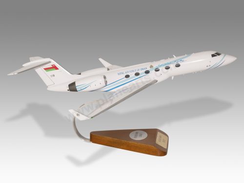 Gulfstream G-IV Oman Air Force Wood Handcrafted Replica Display Model