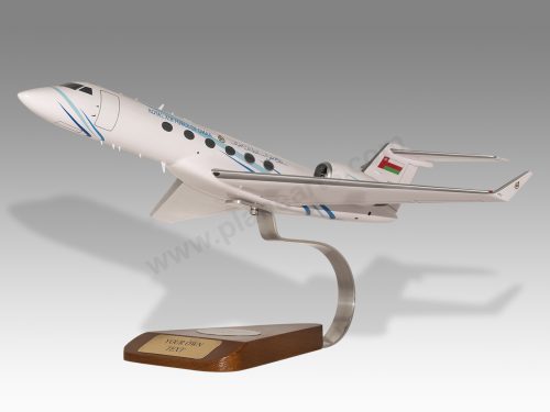 Gulfstream G-IV Oman Air Force Wood Handcrafted Replica Display Model